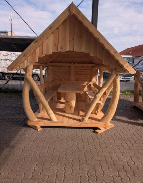 Holz-Pavillon aus Fichtenholz 200Bx250Lx275H