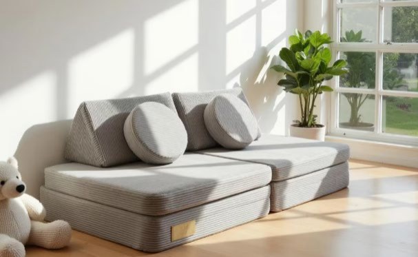 6-teiliges modulares Kindersofa verschiedene Farben
