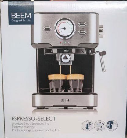 Espresso Siebtrrägermaschine/ Kaffeeemaschine
